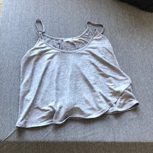 Silver sparkle tank